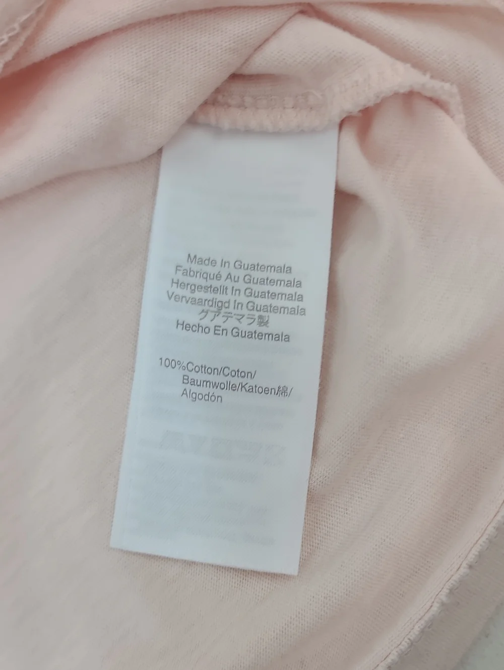 J Crew Broken-In Essential Cotton Crew Neck Short Sleeve Jersey Tee Peach/Pink
